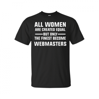 Black Webmasters Shirt