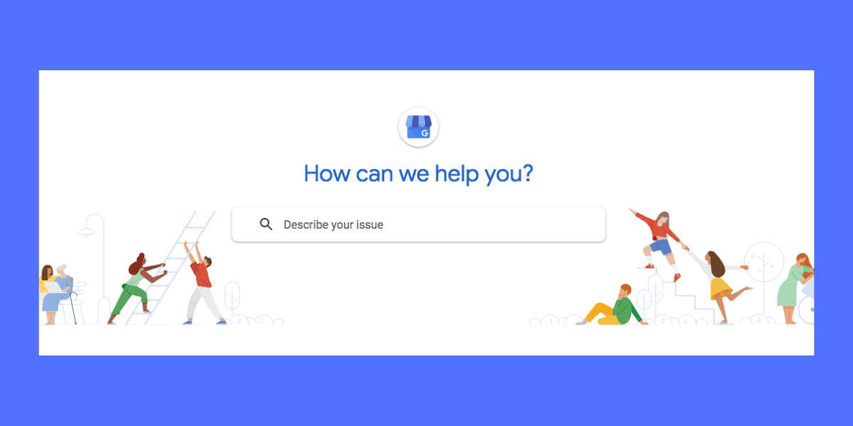 Google My Business Support Banner