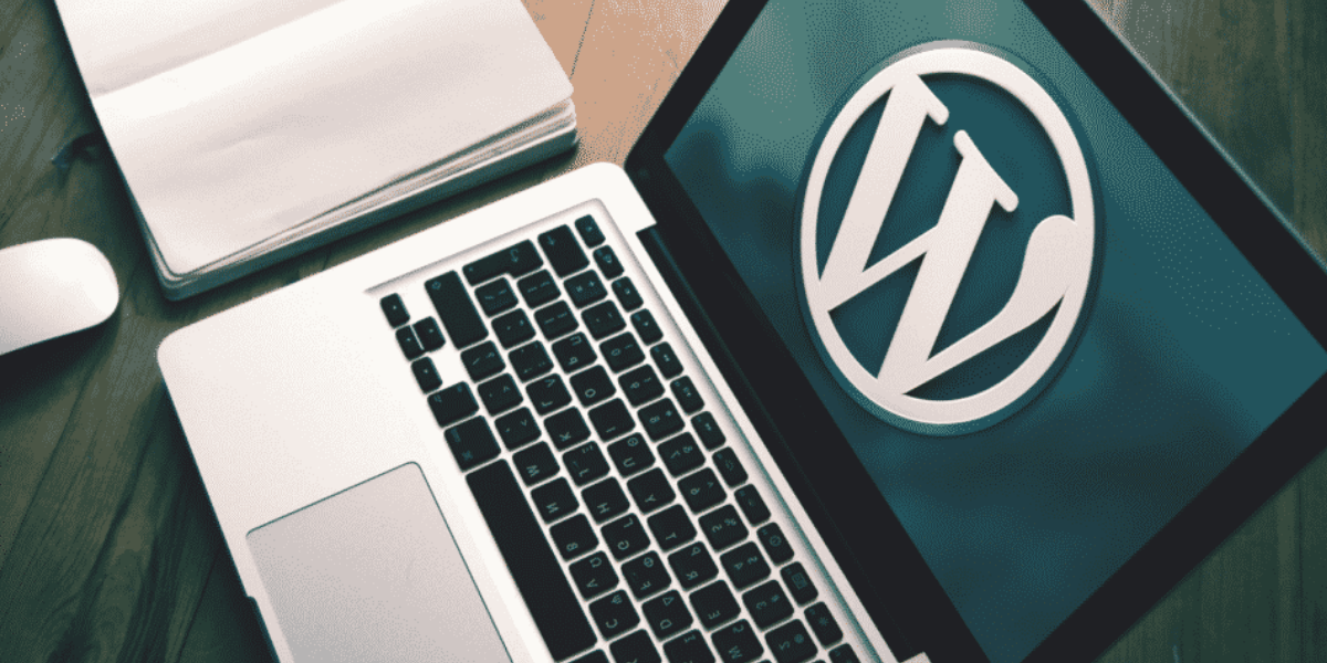 WordPress Logo On Laptop Display